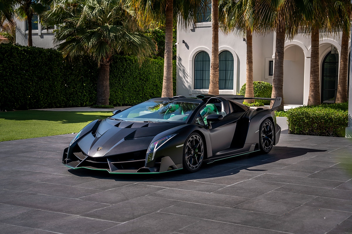 Dubai 6 Million Lamborghini Veneno Roadster Sets New Online Car