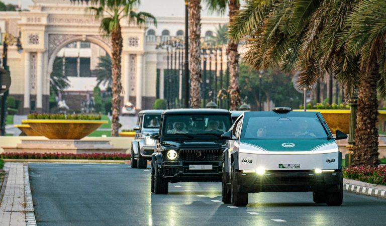 Dubai Police Fleet Welcomes Tesla’s Cybertruck