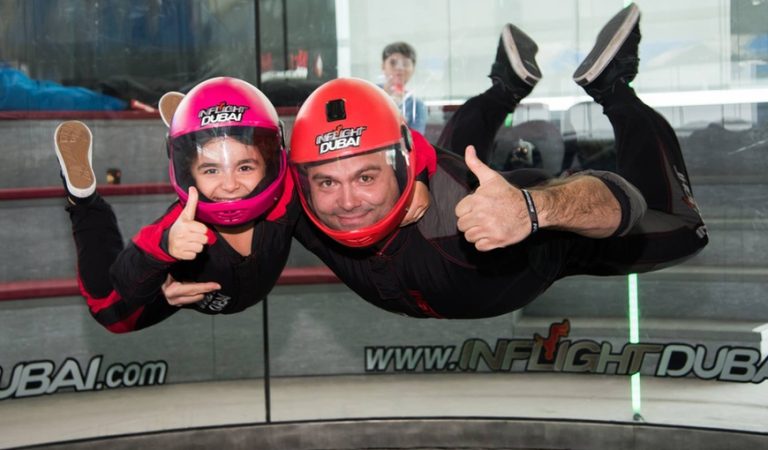 Experience the thrills of indoor skydiving with Inflight Dubai